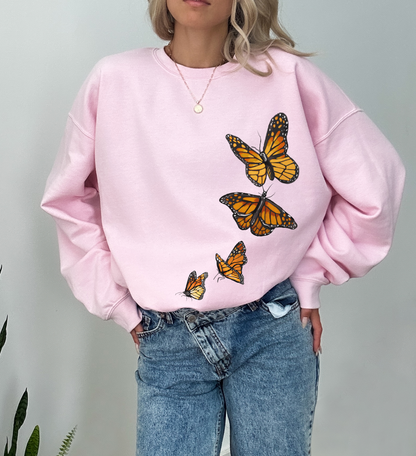 Monarch Butterfly Sweatshirt | Unisex Sweatshirt