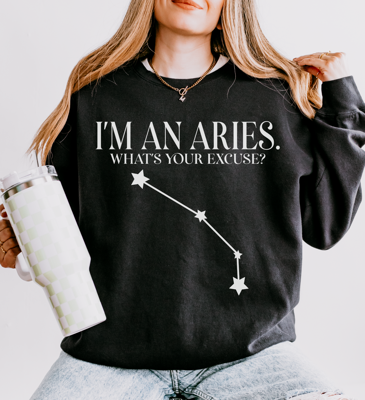 I'm an Aries. What's Your Excuse? | Unisex Lightweight Sweatshirt