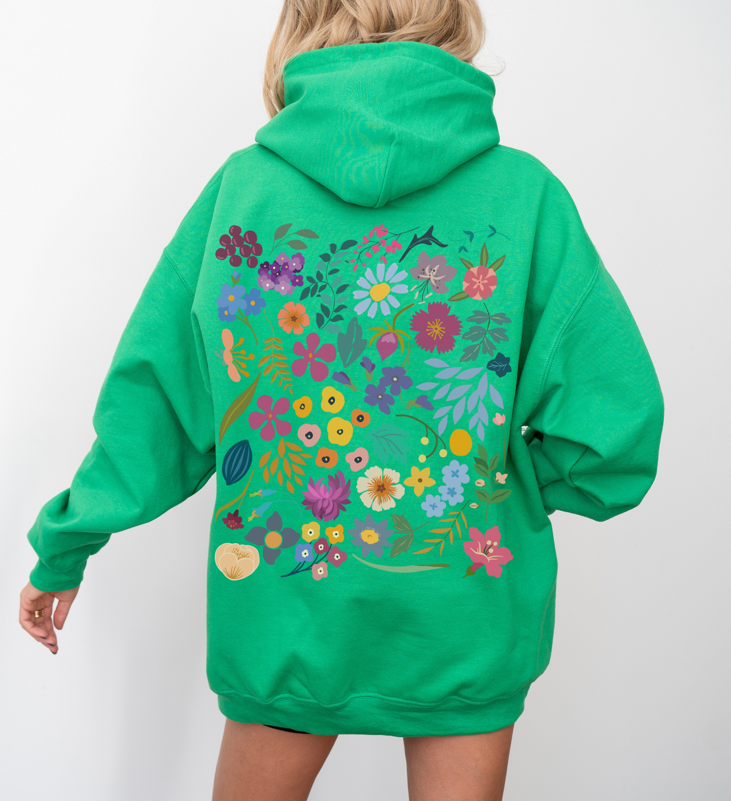 Pressed Flowers Hoodie | Floral Tee 003 | Unisex Hoodie
