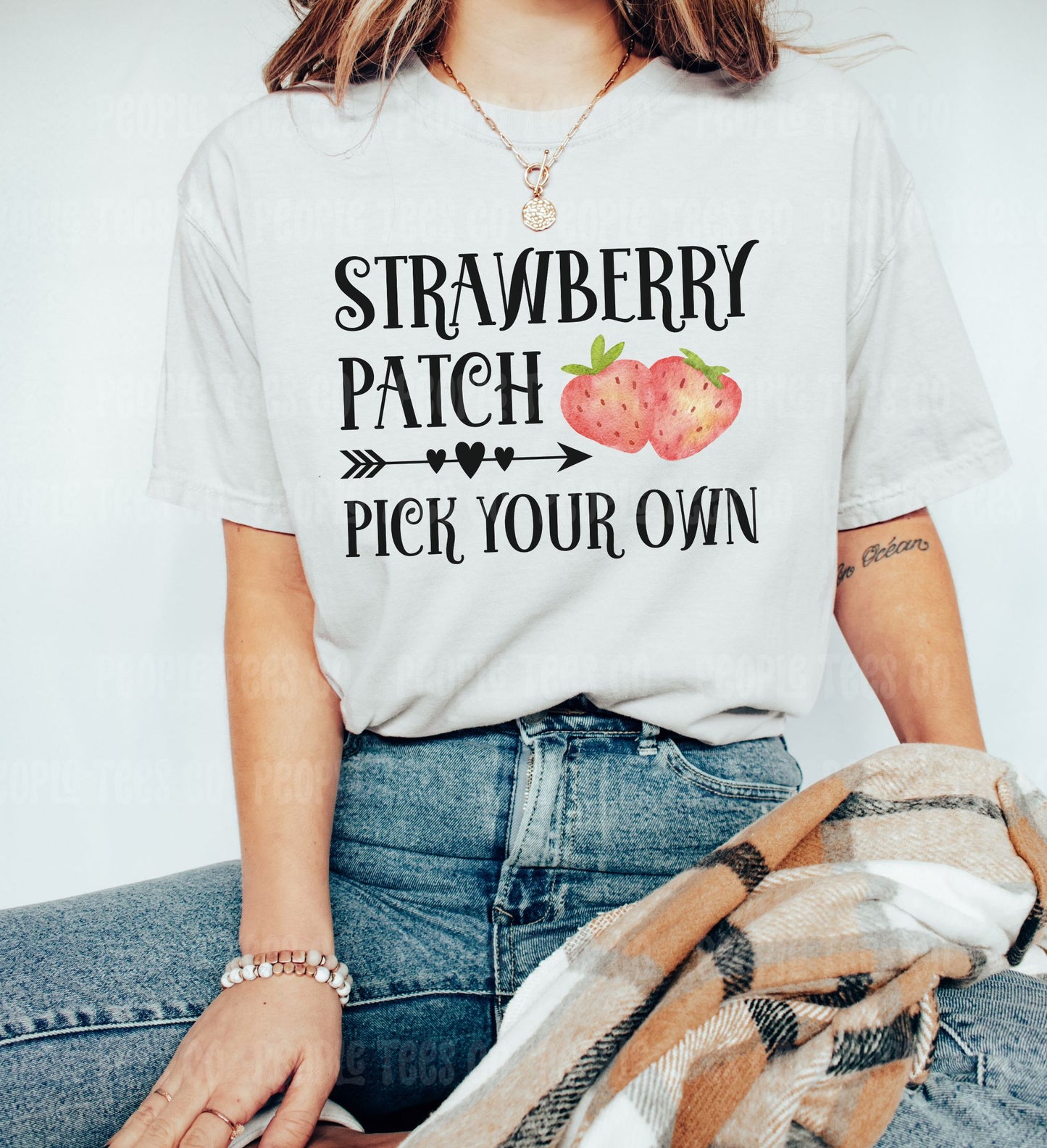 Strawberry Patch Shirt | Unisex Tee