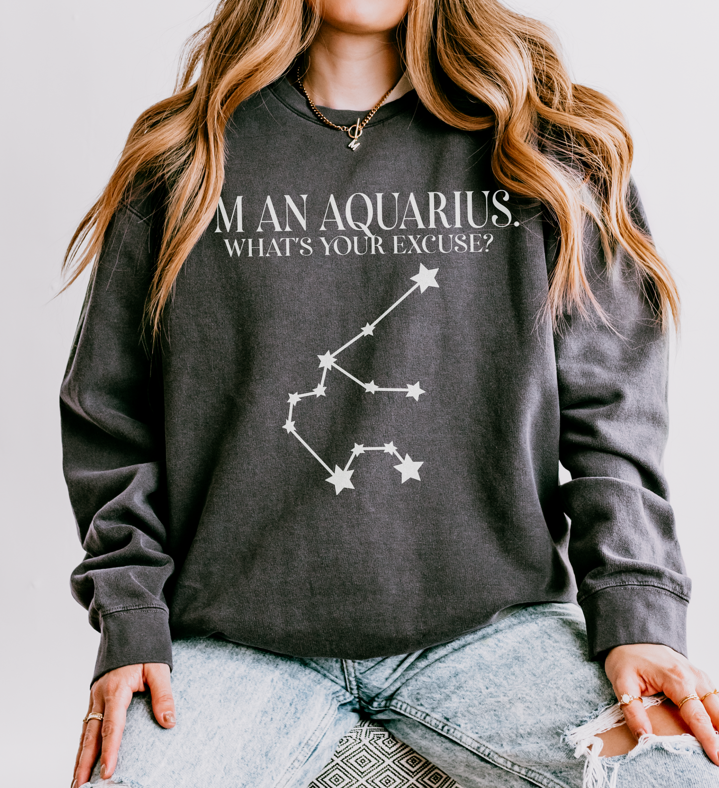 I'm an Aquarius. What's Your Excuse? | Unisex Lightweight Sweatshirt