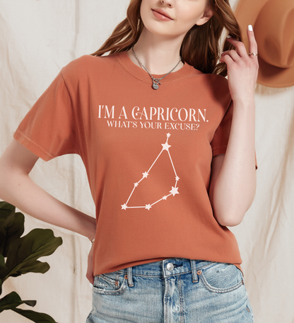 I'm A Capricorn. What's Your Excuse? Shirt | Unisex Tee