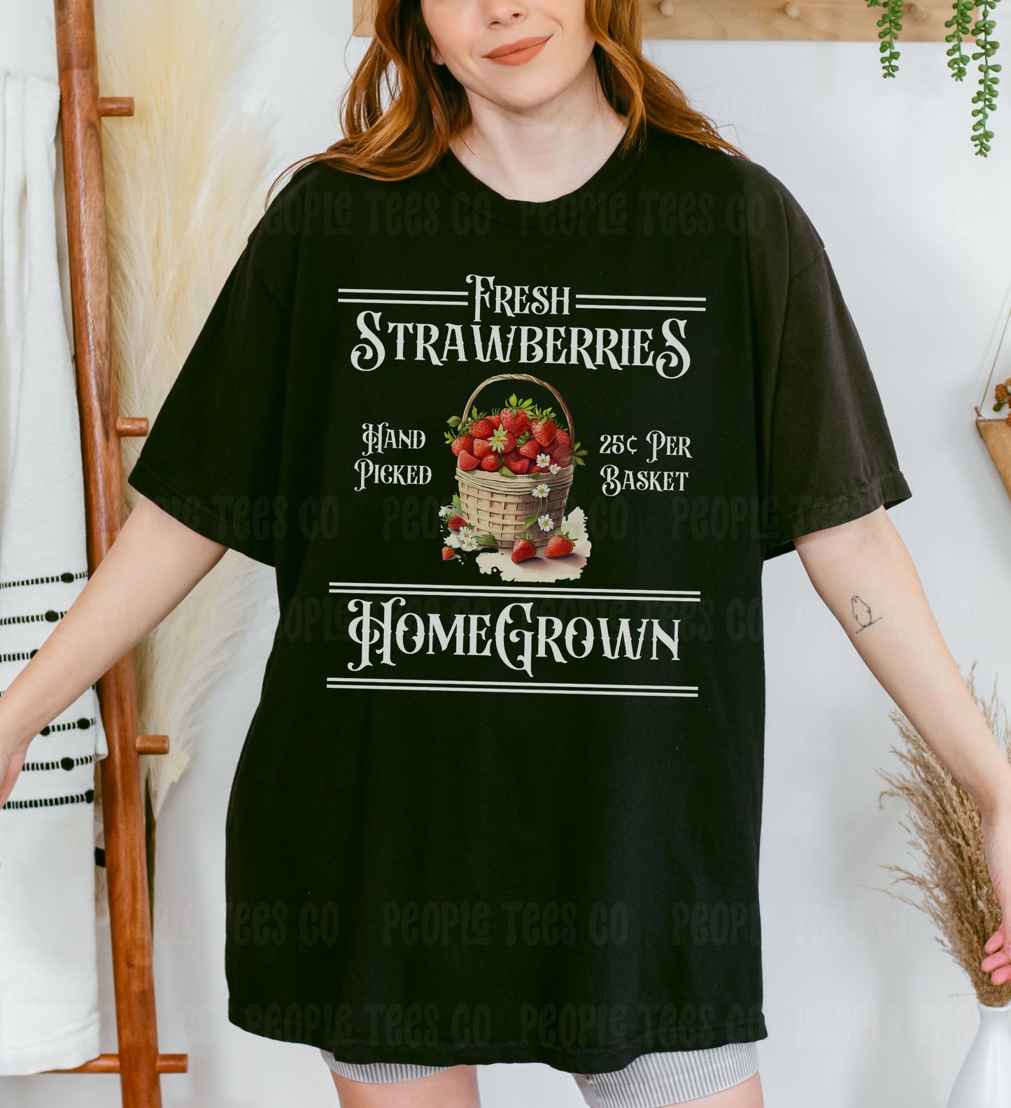 Fresh Homegrown Strawberries Shirt | Unisex Tee