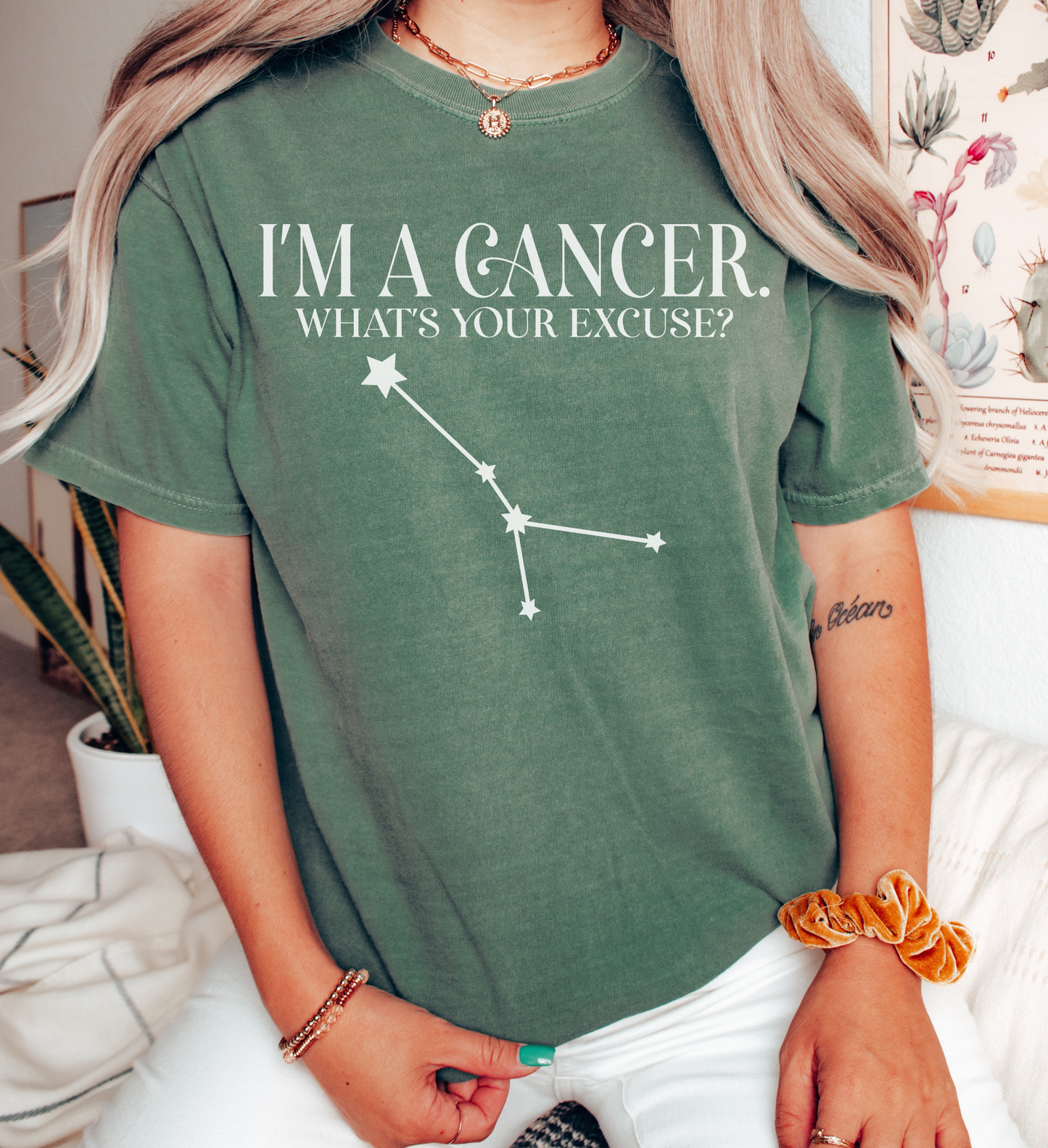 I'm A Cancer. What's Your Excuse? Shirt | Unisex Tee