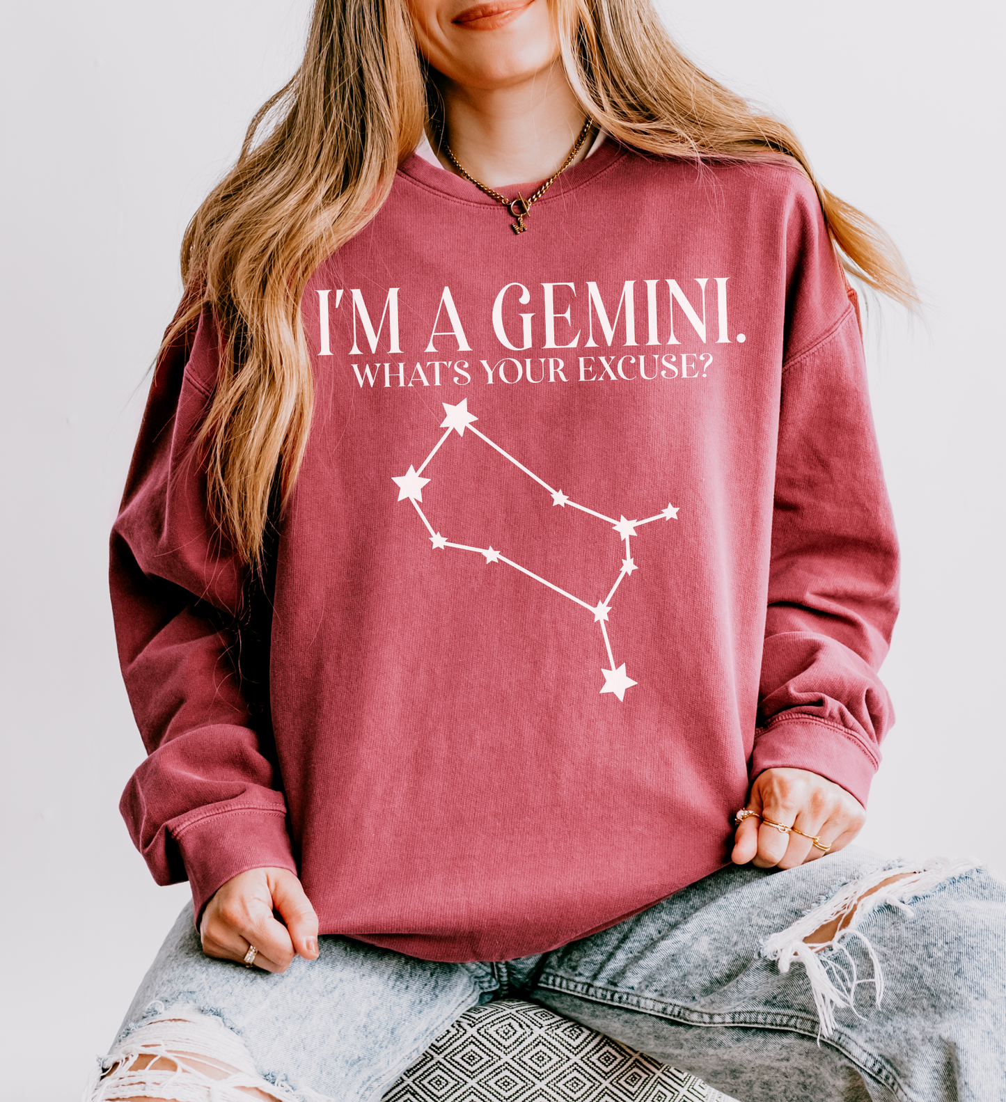 I'm a Gemini. What's Your Excuse? | Unisex Lightweight Sweatshirt