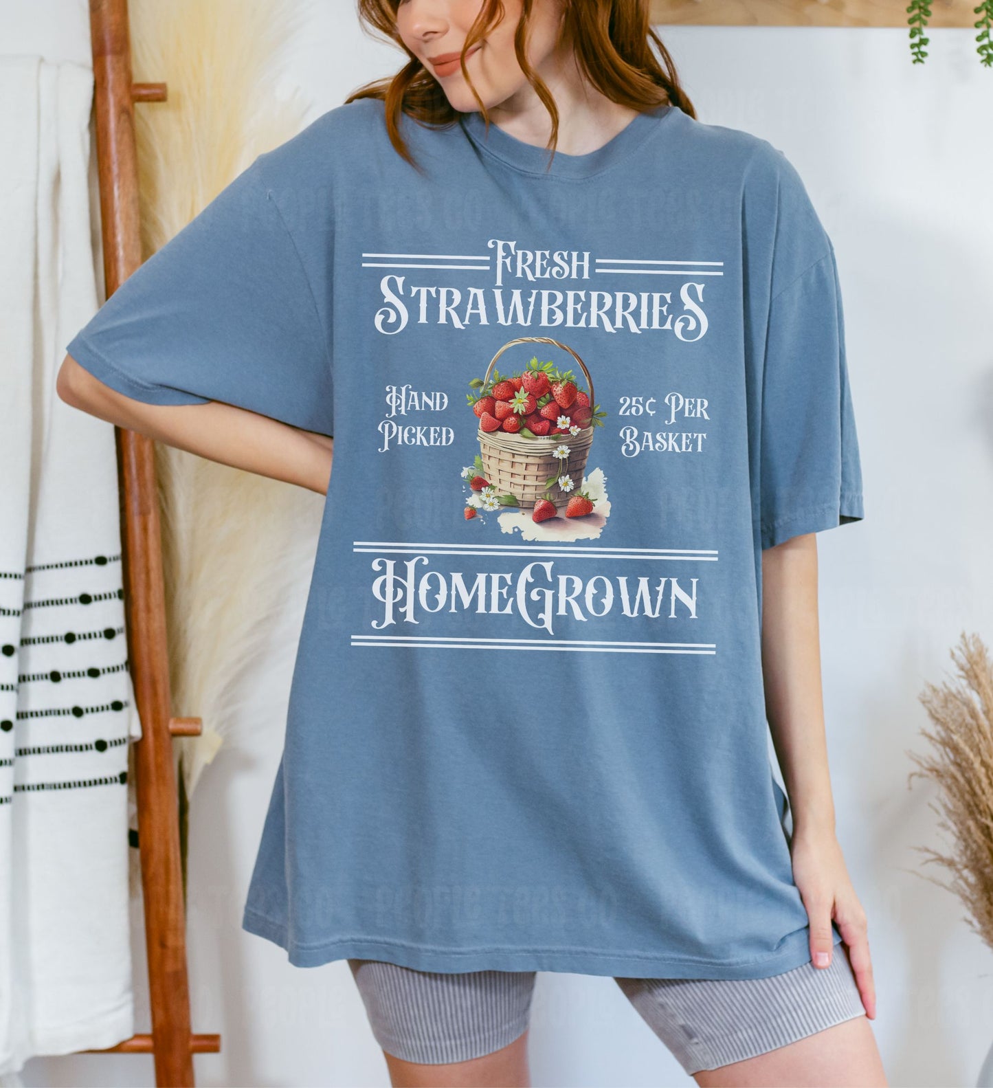 Fresh Homegrown Strawberries Shirt | Unisex Tee