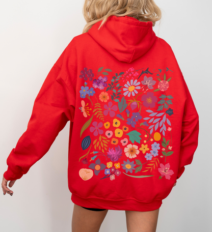 Pressed Flowers Hoodie | Floral Tee 003 | Unisex Hoodie