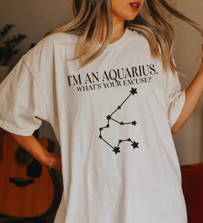I'm An Aquarius. What's Your Excuse? Shirt | Unisex Tee