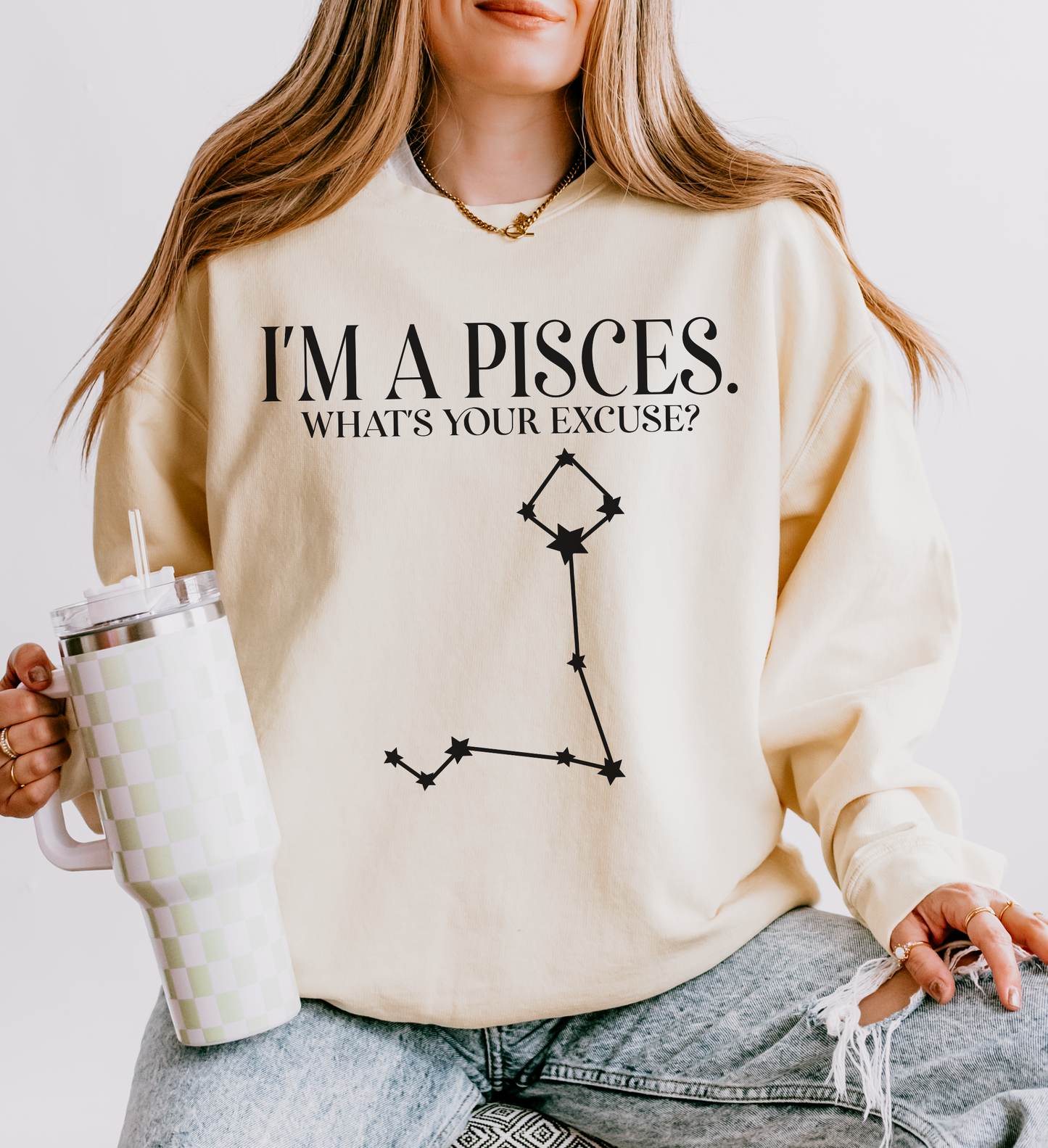 I'm a Pisces. What's Your Excuse? | Unisex Lightweight Sweatshirt