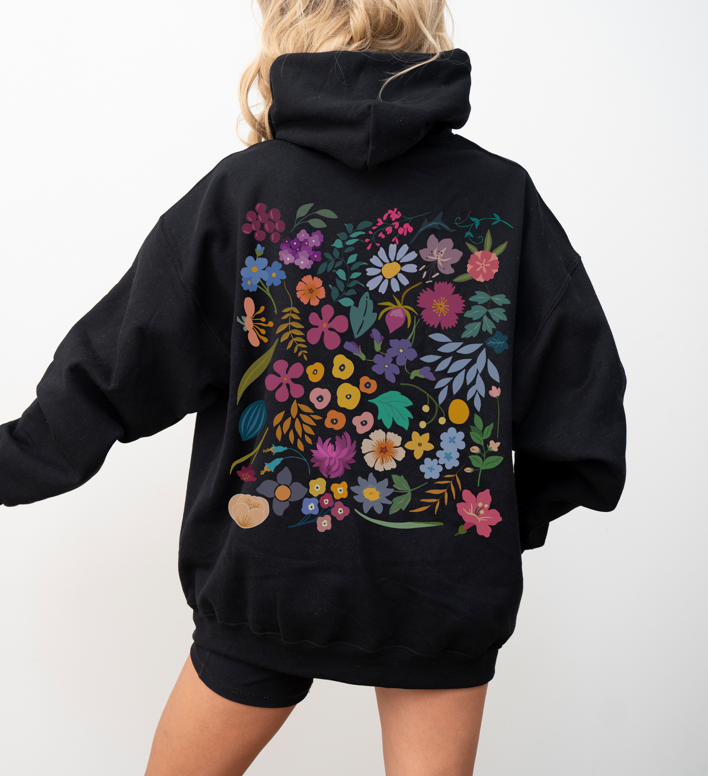 Pressed Flowers Hoodie | Floral Tee 003 | Unisex Hoodie
