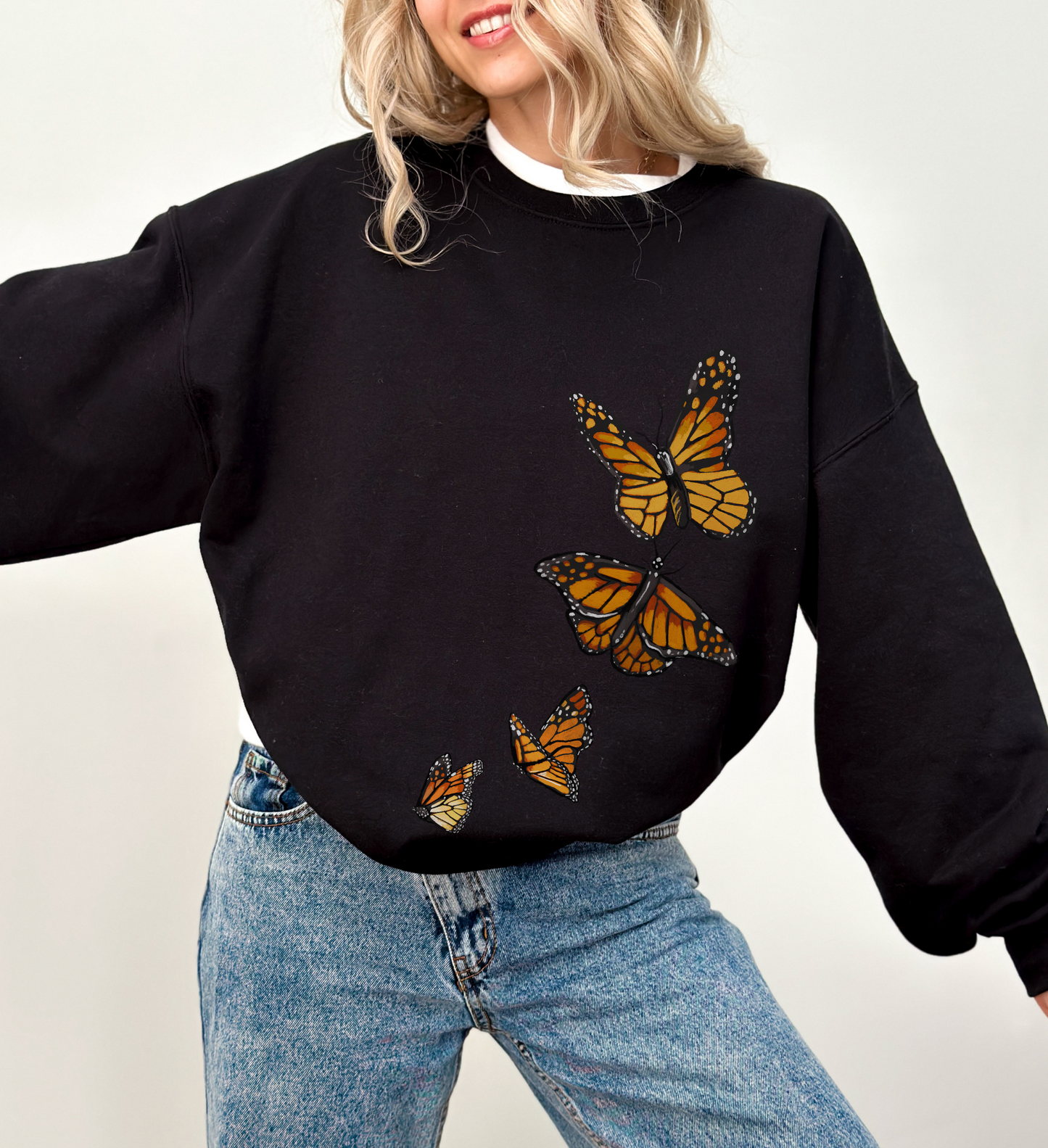 Monarch Butterfly Sweatshirt | Unisex Sweatshirt
