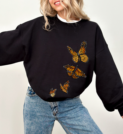 Monarch Butterfly Sweatshirt | Unisex Sweatshirt
