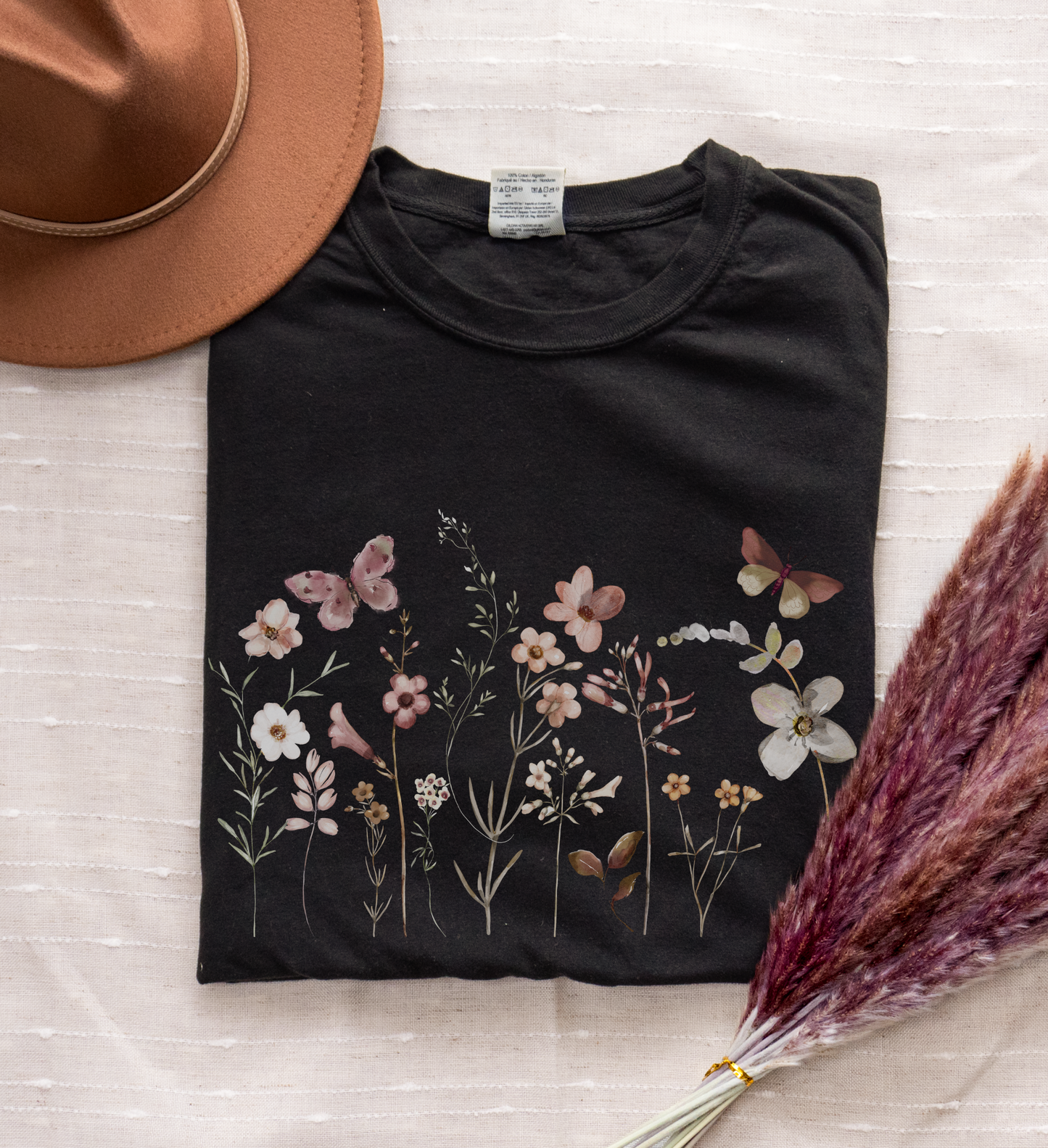 Pressed Flowers Shirt | Floral Tee 001 | Unisex Tee