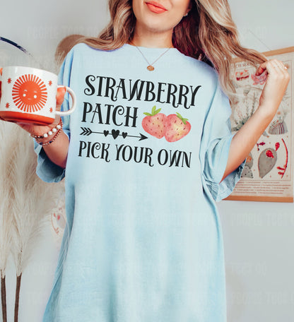 Strawberry Patch Shirt | Unisex Tee